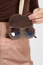 Deri Gözlük Kılıfı - Çantaya Asılabilir Model - FOHM