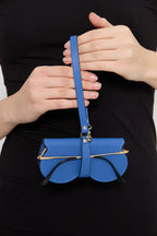 Deri Gözlük Kılıfı - Çantaya Asılabilir